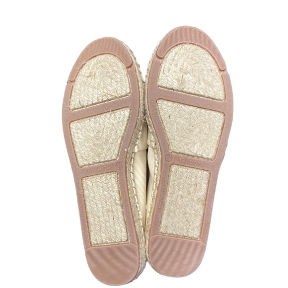 Talbots Canvas Embroidered Butterfly Flats - Picture 9 of 9